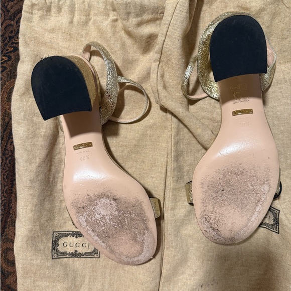 Gucci Shoes - Gucci Women's Elegant Gold Heels
